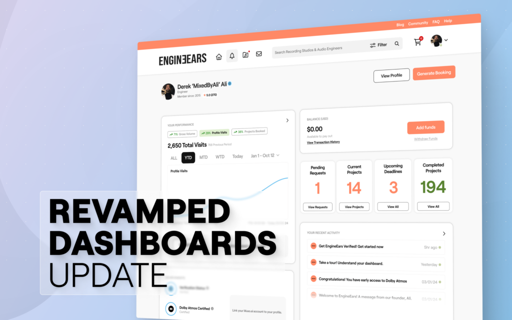 Rediscover EngineEars with our Brand New Dashboards!