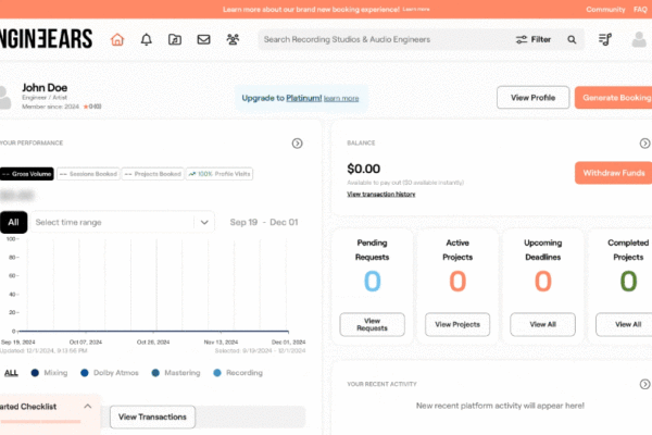 EngineEars Generated Booking feature.